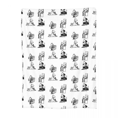 Wimpy Kid 4 States Of Greg Heffley Blankets Soft Warm Flannel Throw Blanket Plush for Bed Living room Picnic Travel Home Couch