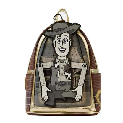 Bolsa de Ombro Mini Mochila Loungefly Pixar Toy Story 1-4 Series Rex Buzz Lightyear Woody Lotso Cosplay