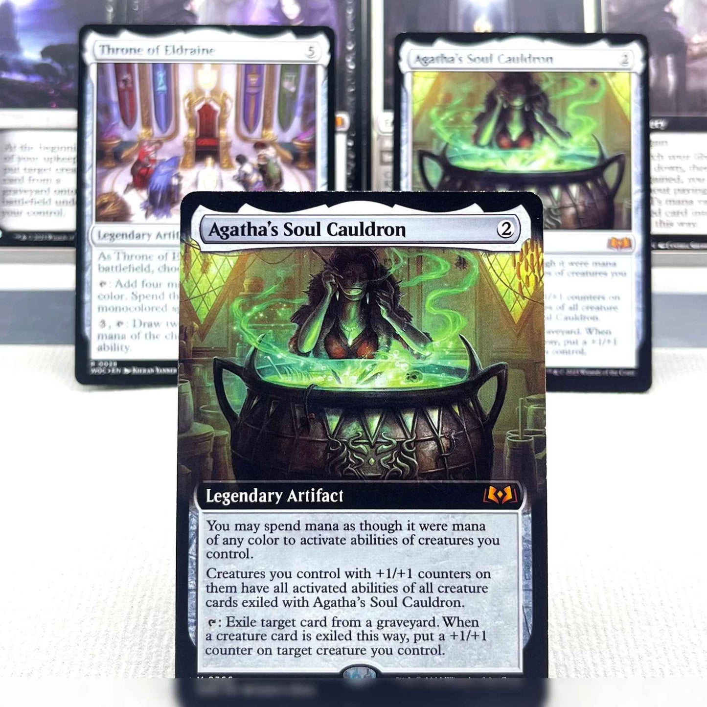 WOT SPG LCC WOE LCI HOLO4-02 Cartas TCG para Jogo em Casa Proxy mágico da Mana Crypt Rhystic Study Lord of Underworld gather
