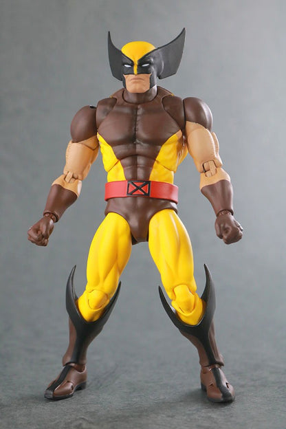 New CT Toys Mafex 96 Wolverine Boneco Marrom Quadrinhos X-Men Boneco de Ação Mafex 138 Shf Anime Estatueta Modelo Ko Brinquedo Presentes