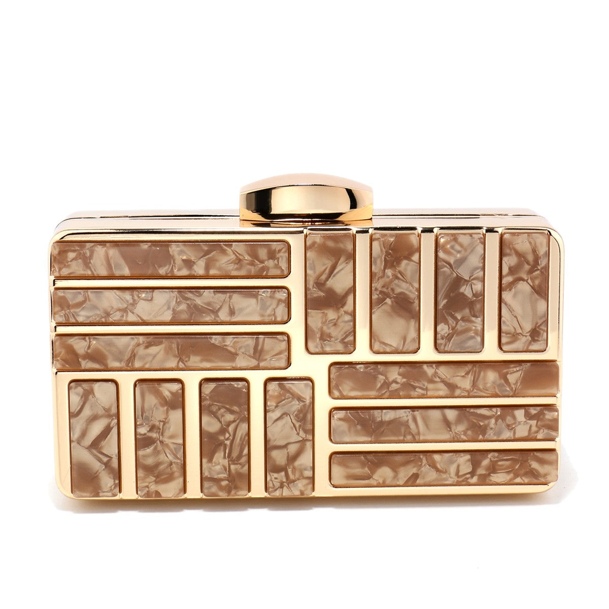 Acrylic Women Clutch Evening Bags Flap Luxury New Arrival Hollow Out Style Glitter Handbags Metal Chain Party Wedding Bridal Pro