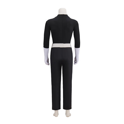Anime Team Rocket Grunt Cosplay Costumes Anime Black Uniform Hat Halloween Cosplay Costume Full Set Women Men Carnival Party