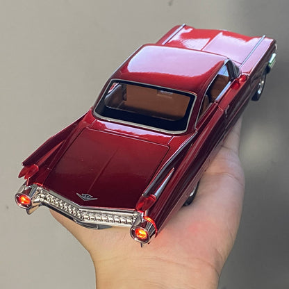 1:24 Cadillac Eldorado Biarritz 1959 Série 62 Liga Diecast Modelo Miniatura Voiture Decoração de Casa Presentes de Natal Para Crianças