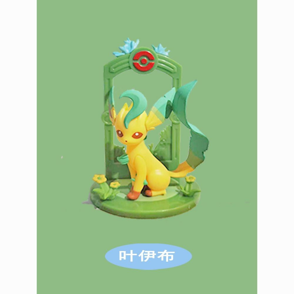 Pokémon Eevee, Vaporeon, Flareon, Espeon, Umbreon, Leafeon, Glaceon, Sylveon, Jolteon - Figura de Ação Surpresa (Blind Box) - Presente Autêntico