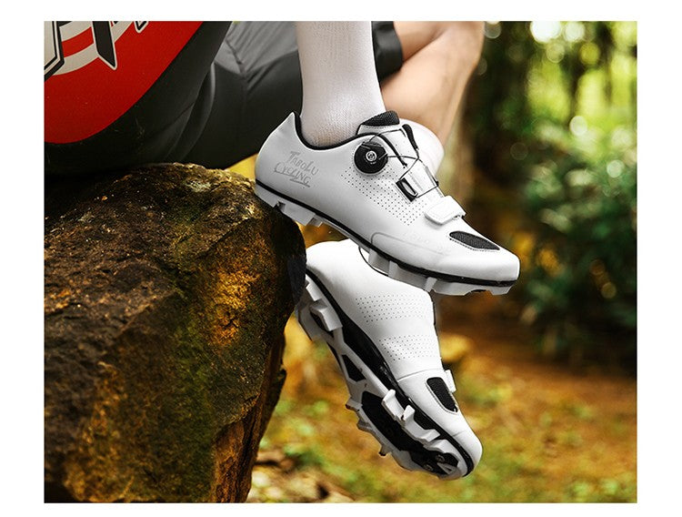 Cycling MTB Shoes with Clits Men Route Cleat Road Bike Speed Flat Sneaker Racing Women Bicycle Mountain Spd Biking Footwear