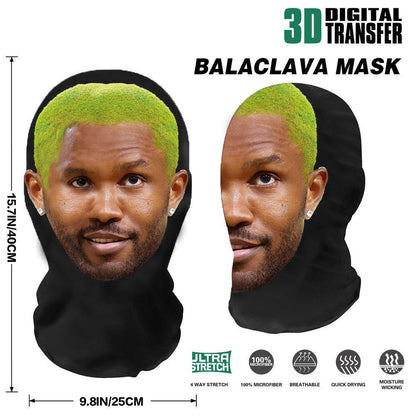 3D Printed Elastic Mesh Full Face Visual Mask Hood Simulation Kanye Kobe Headwear Mascaras Halloween Party Supply Cosplay Props