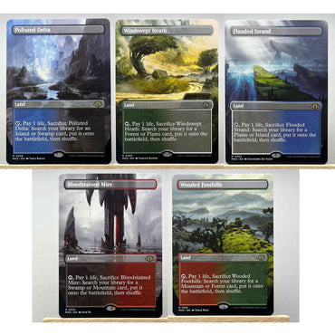 MH3 MH2 HOLO10-03 TCG magical Cards for Home Play Proxy fetch land Marsh Flats the Arid Mesa Misty Rainforest gathering
