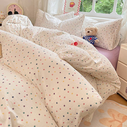 Pre-Washed Microfiber Duvet Cover Set with 2 Pillowcases - Ultra Soft Wrinkle-Resistant Bedding Set, Hypoallergenic & Breathable