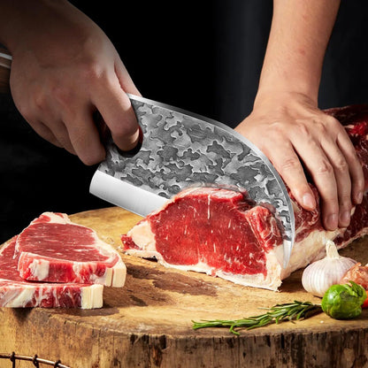 MDHAND Faca de Cozinha Japonesa de Aço Inoxidável 7'' Lâmina Afiada Faca de Chef Profissional para Cortar Carne, Peixe, Ferramenta de Cozinha