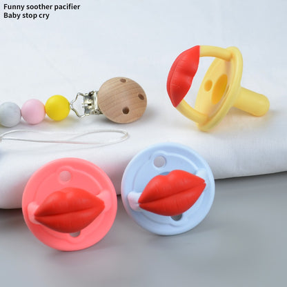TYRY.HU Baby Newborn Soft Food Silicone Nipple Infant Safe Circle Type Nipples Toddler Pacifier Kids Teether Toy For Boy Girls
