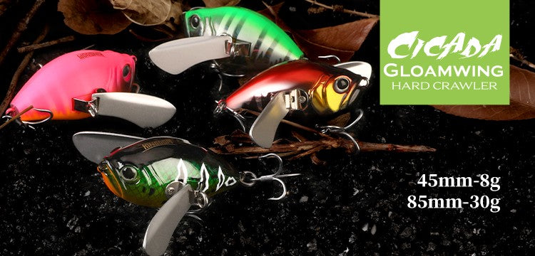 Kingdom Wasp Crawl Bait 4.2g 40mm 6.6g 48mm Iscas flutuantes biônicas de inseto artificiais de superfície para pesca de robalo, carpa e lúcio