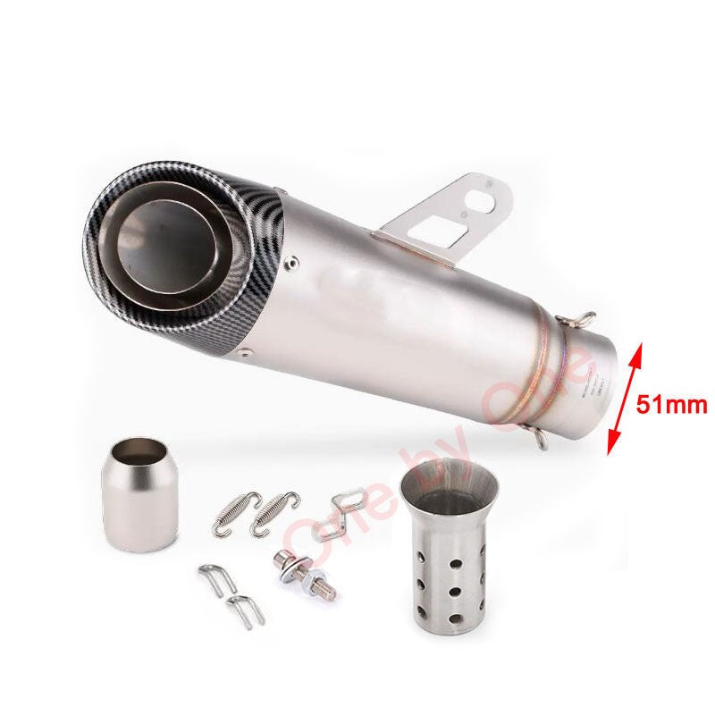Universal Motorcycle Exhaust Muffler Pipe Escape Moto DB Killer For Honda R6 R15 R1 R3 MT07 Tmax155 XMAX GSX250