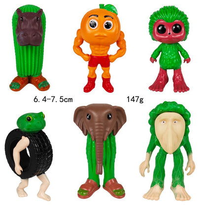Boneco de brinquedo italiano Brainrot Tung Sahur Tralalero Tralala Figuras Bombardino Crocodilo Shimpanzini Bananini Decoração de modelo Boneca Presente