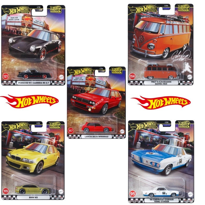 Mattel Hot Wheels Premium Boulevard Série 2022 1/64 Boulevard Land Rover Defender Carrinhos Colecionáveis Veículo Diecast