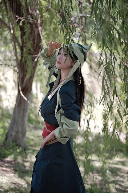 Game Where Winds Meet Yingying Cosplay Costume Ancient Hermit Hero Yingying Hanfu Carnival Convention Event Female Swordsman Set