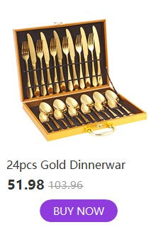 20/30/40Pcs Luxury Tableware Flatware Set Creative Snake Skin Hotel Steak Dinnerware Set Stainless Steel Gold Cutlery Set Gift