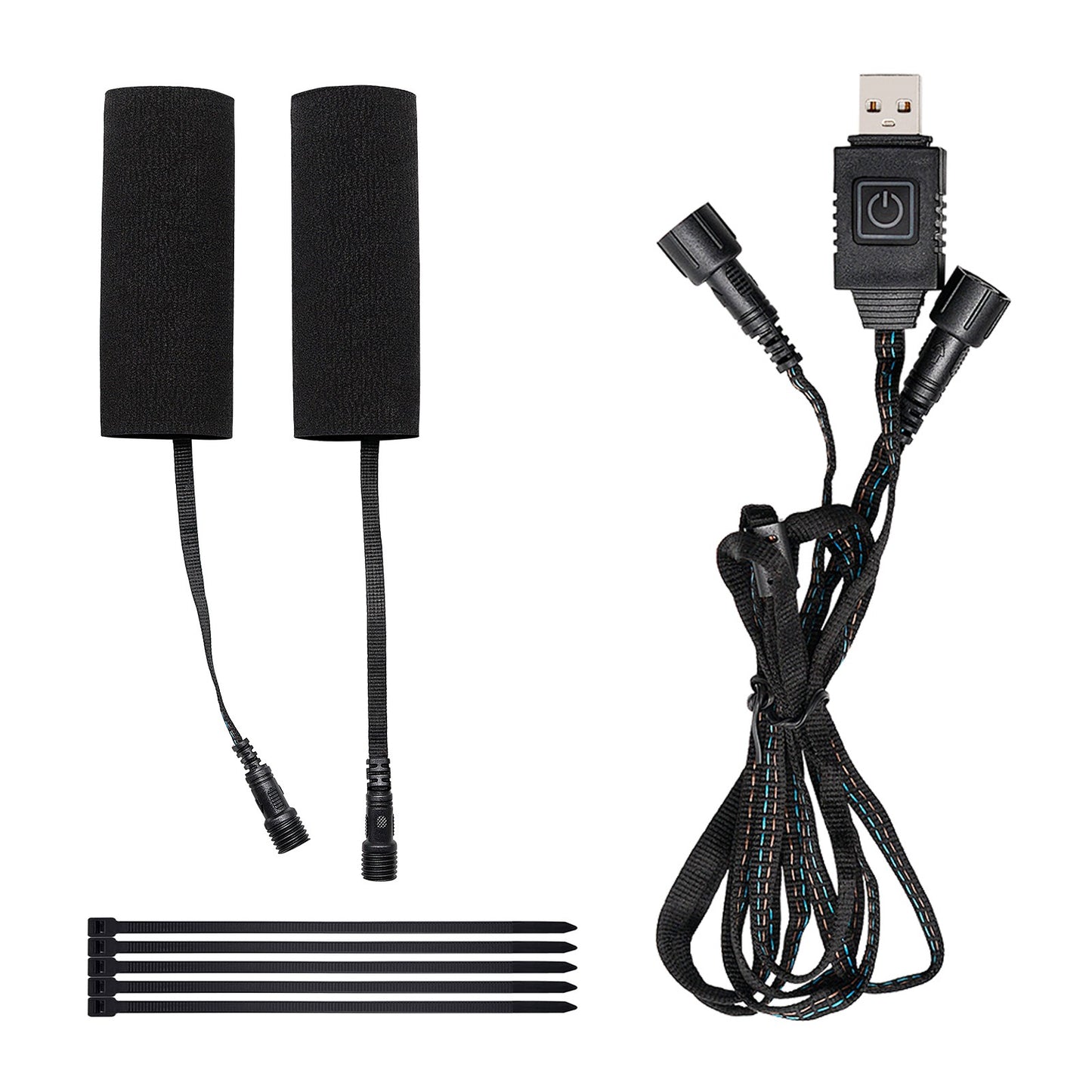 Extractme Punhos Aquecidos para Motocicleta 5V USB 6 Marchas Aquecedor Elétrico de Punho Antivibração Antiderrapante Kits de Aquecimento Rápido