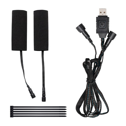 Extractme Punhos Aquecidos para Motocicleta 5V USB 6 Marchas Aquecedor Elétrico de Punho Antivibração Antiderrapante Kits de Aquecimento Rápido