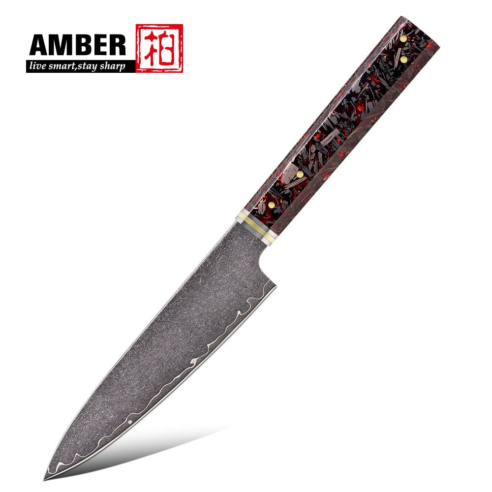 Conjunto de Facas de Cozinha 1-6PC Damasco 3 camadas de revestimento Facas de aço Acessórios de Cozinha Facas Profissionais de Chef Ferramentas de Culinária