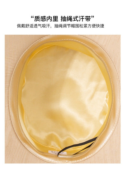 Fashion Luxury Feather Tea Party Church Photography Hat Elegant Flower Female Wide Brim Banquet Fascinator Wedding Formal Hats