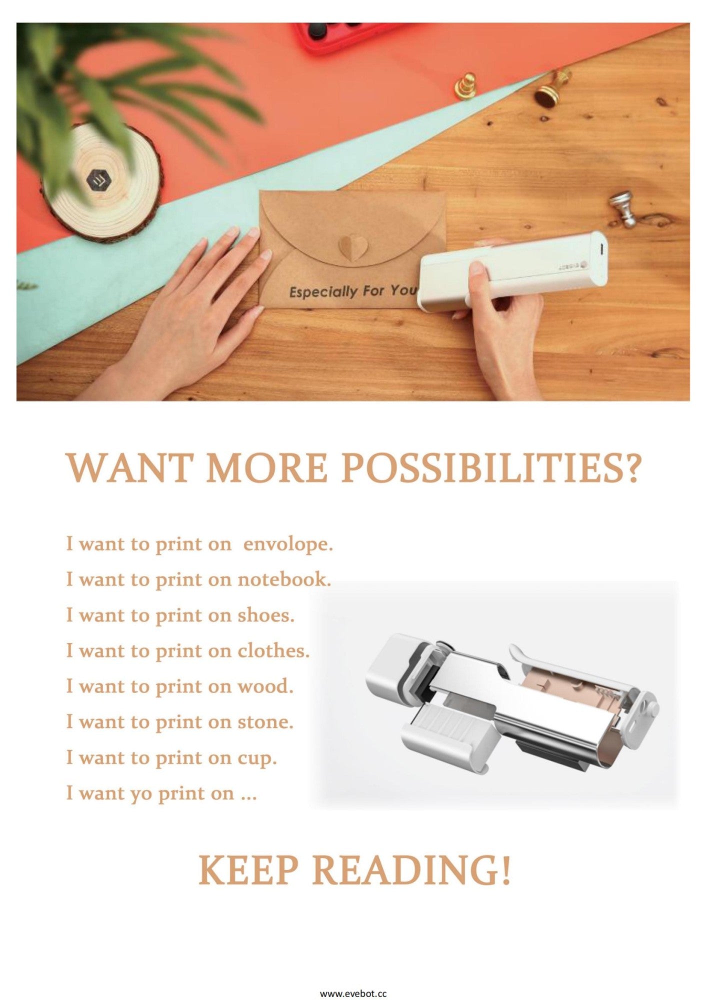 Coffee Latte Art Inkjet Printer EVEBOT for Bakery Coffee Shop Pubs Handheld Printers HD Printing On Food With Positioning Plate