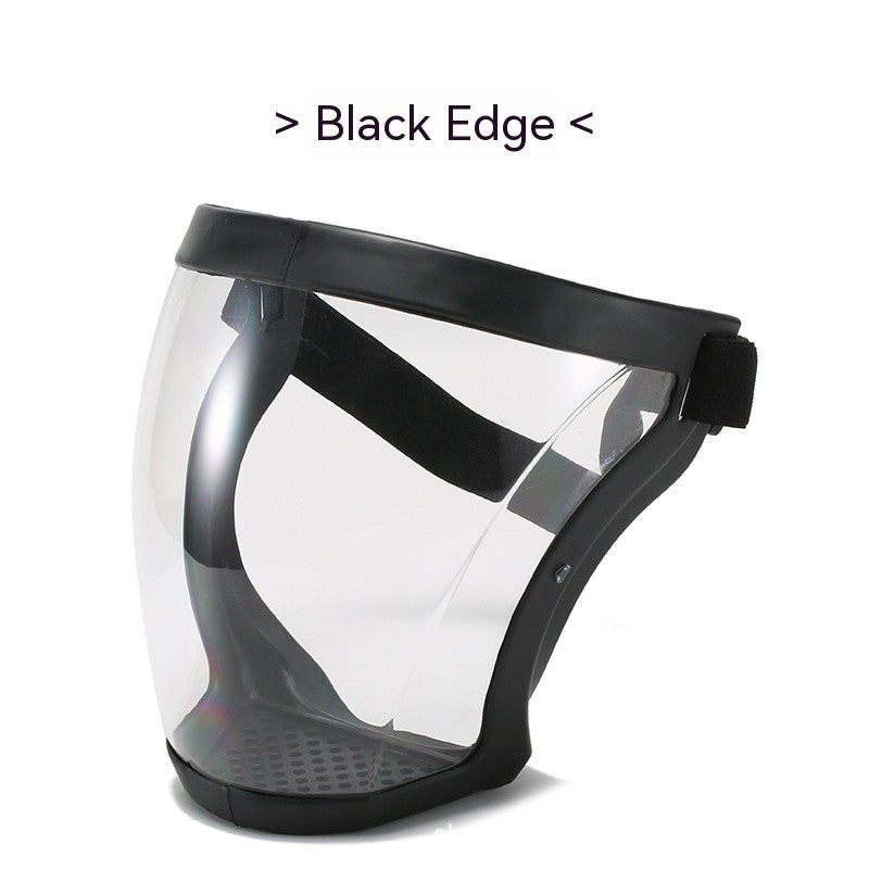Protetor Facial Transparente Escudo Facial Super Protetor para Trabalho Roçagem Antipoeira Antiembaçante Máscara Facial Completa para Cozinha à Prova de Óleo