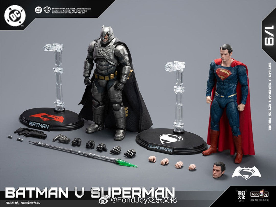 2025 Boneco de Ação Original Fondjoy David Corenswet Superman 1/9 Novo Boneco Superman Articulado em PVC Brinquedo Infantil Presente para Menino