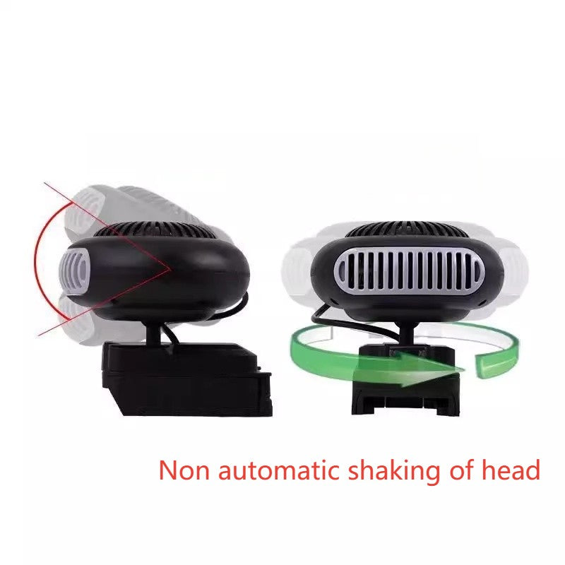 Portable Li-ion Battery Power Air Heater Blower Fan Heater Hot&Cold Wind Dual Mode for Makita for Bosch for DeWalt for Milwaukee