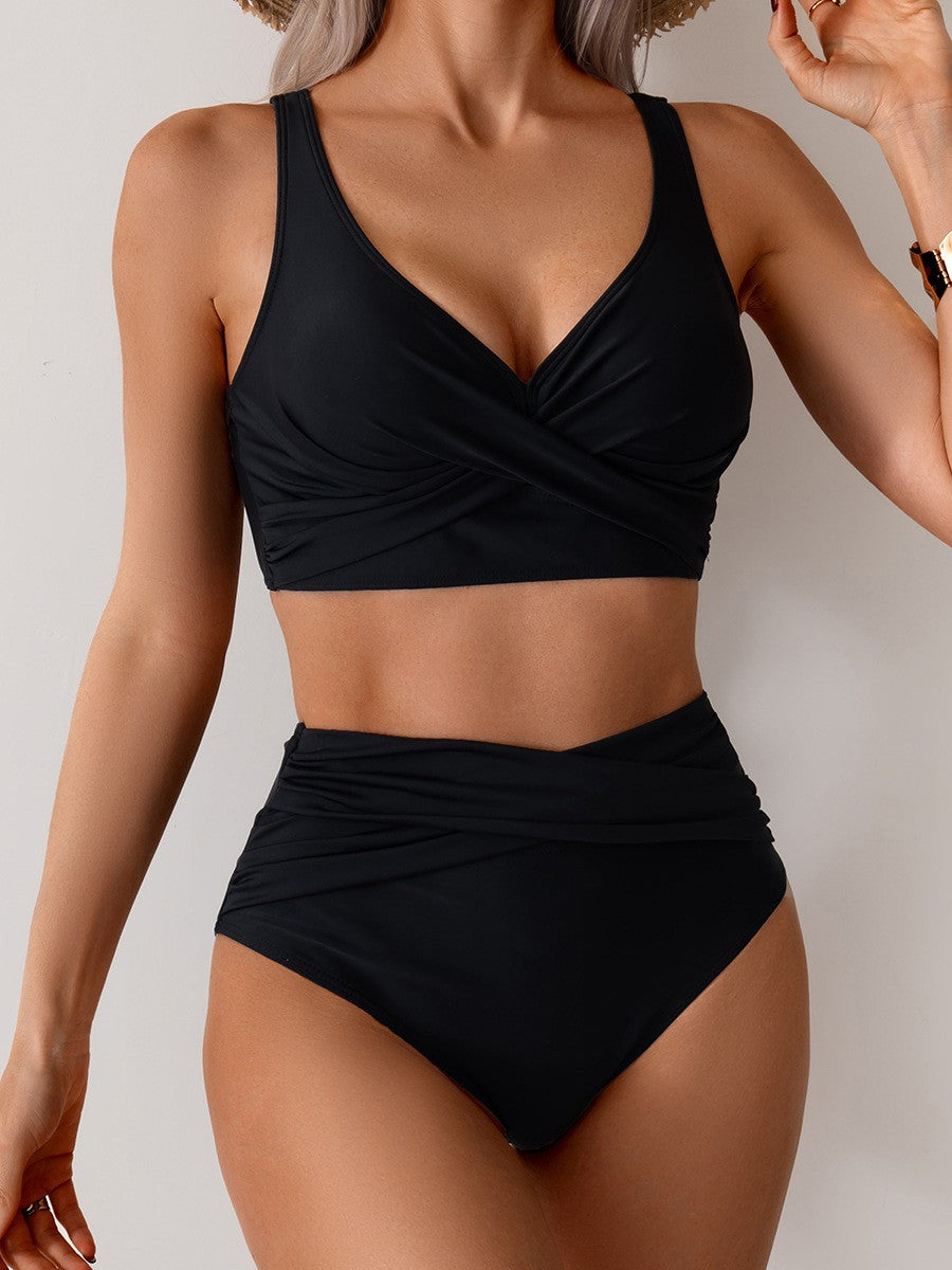 Summer Sexy Bikinis Push Up Swimsuits Women Swimwear For Female Beach Swim Wear Bathing Suits High Waist Bikini Set Pool Bather
