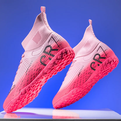 New Men Training Football Boots Ultralight Breathable Professional Soccer Shoes Soft Sport Unisex Grass Cleats Match Sneakers