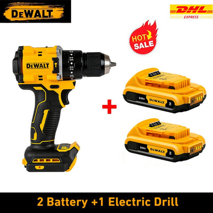 100% Original DeWalt 20V Furadeira de Impacto a Bateria de Lítio Recarregável sem Escova Furadeira Multifuncional Furadeira Elétrica Dcd805.