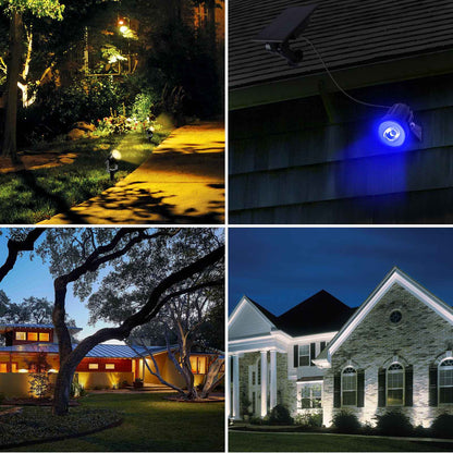Solar Powered Spotlight IP65 Solar LED Light Outdoor Landscape Yard Garden Tree Separately Lamp Aluminum Anti Rust Solar Lamp