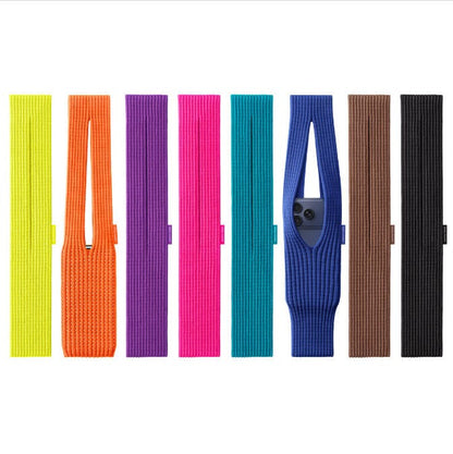 For Apple For iPhone Winter Tech foriPad Fashion Gift Compatible Knitted Cross body Bag Pet Snack Pocket Cozy Christmas Stocking