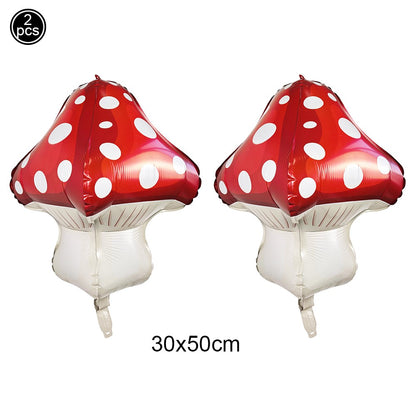 Cartoon Animal Standing Squirrel Balloon Pinecone Shaped Aluminum Film Balloon Forest Theme Baby Shower Birthday Party Decor