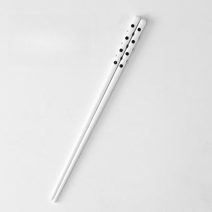 2/4 Pares de Hashis de Cerâmica Estilo Polka Dot Ins, Hashis Simples Anti-escaldantes para Sushi, Resistentes a Bolor, Hashis Chineses