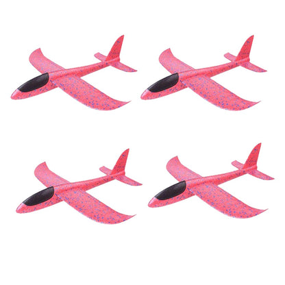 Avião de espuma grande de 36cm x 48cm, planador de avião de arremesso manual, aviões de bolha EPP inerciais, brinquedos de lançamento ao ar livre para crianças e meninos de presente