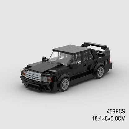 MOC Speed Sports Super Carro de Corrida Blocos de Montar DIY Tijolos Cidade Rally Técnico Grande Veículo de Corrida Presente de Natal Brinquedo
