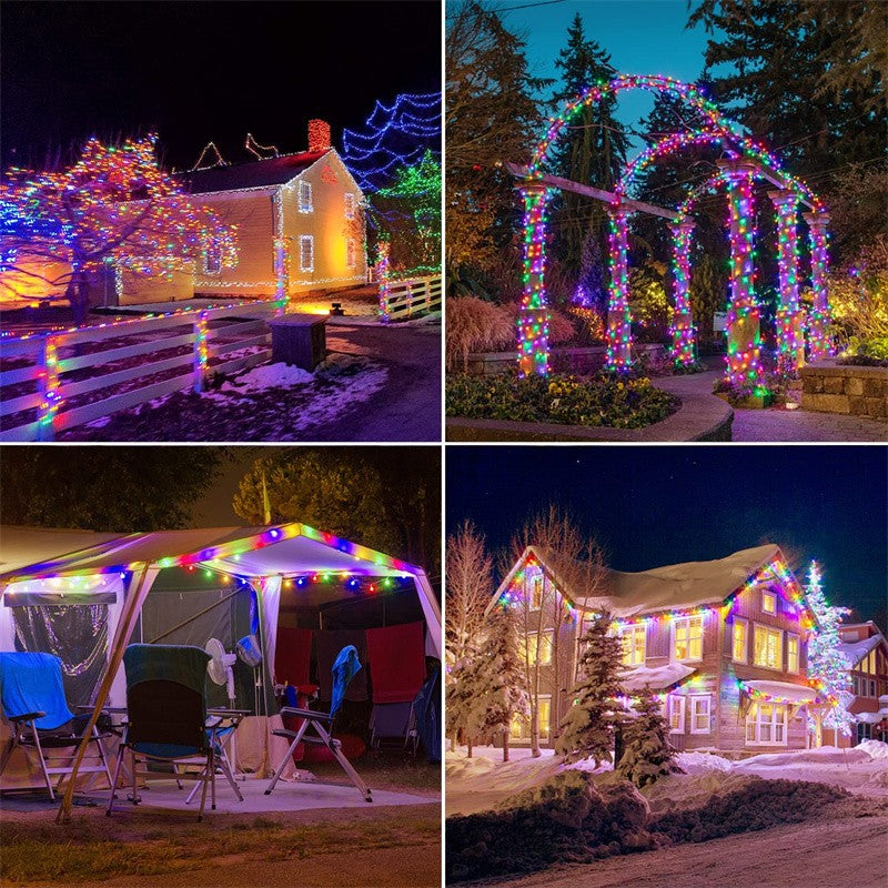 7m/12m/22m/32m LED Solar Light Outdoor Garden Fairy String Light Led Twinkle Waterproof Lamp for Christmas Patio Tree Party