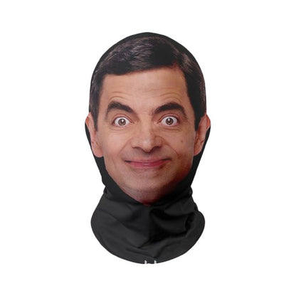 1-5PCS 3D Cosplay Mr. Bean Face Mask Funny Elastic Mesh for Men Women Cosplay Role Play Headdress Christmas New Year Gifts
