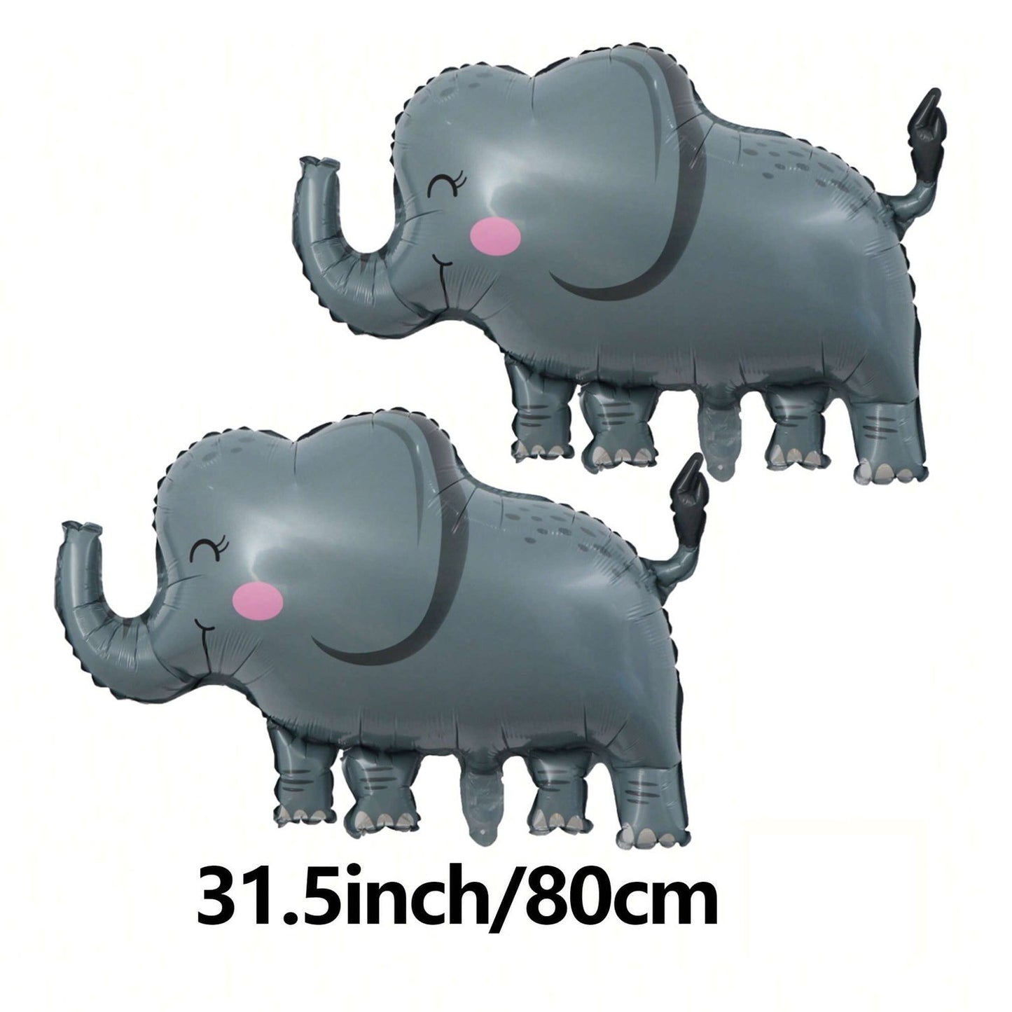 Cartoon Animal Aluminum Foil Balloon Giraffe Lion Monkey Balloon Jungle Zoo Theme Party Kidsren's Birthday Holiday Decoration