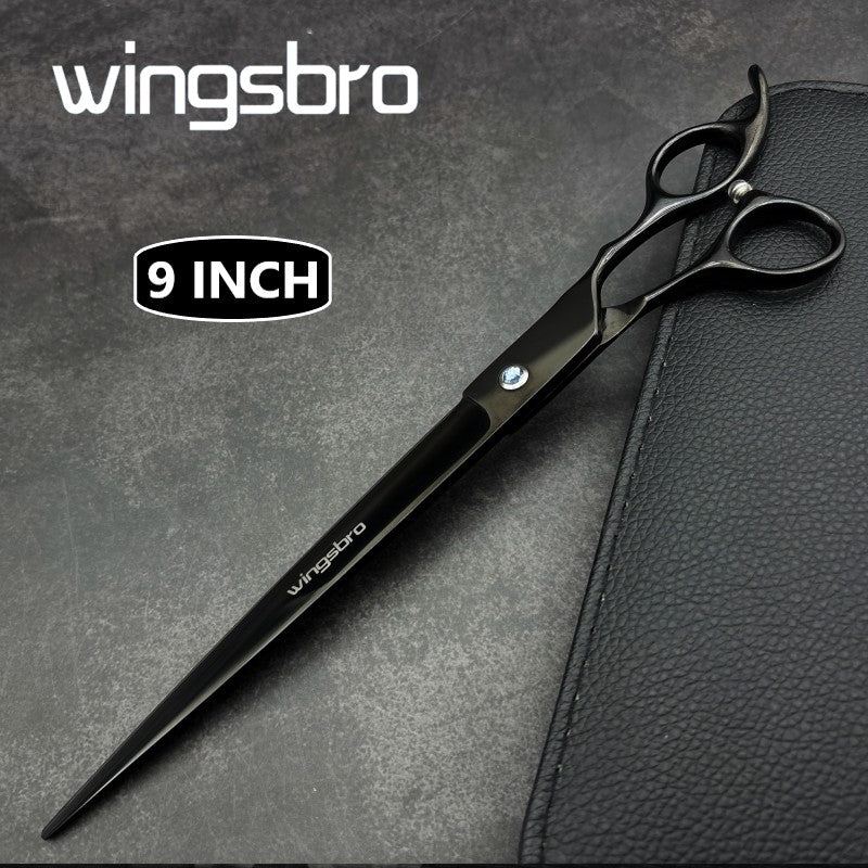 wingsbro 9 polegadas Profissional para Tosa de Cães Tesoura para Pet Shop para Tosadores de Cães Estilista de Cães