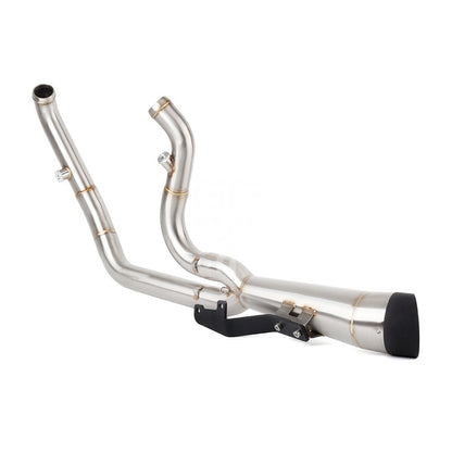 For Harley Dyna Super Glide Custom FXDC 2007-2014 FXD / EFI FXDI / Custom FXDC Motorcycle Exhaust Muffler With Header Link Pipe