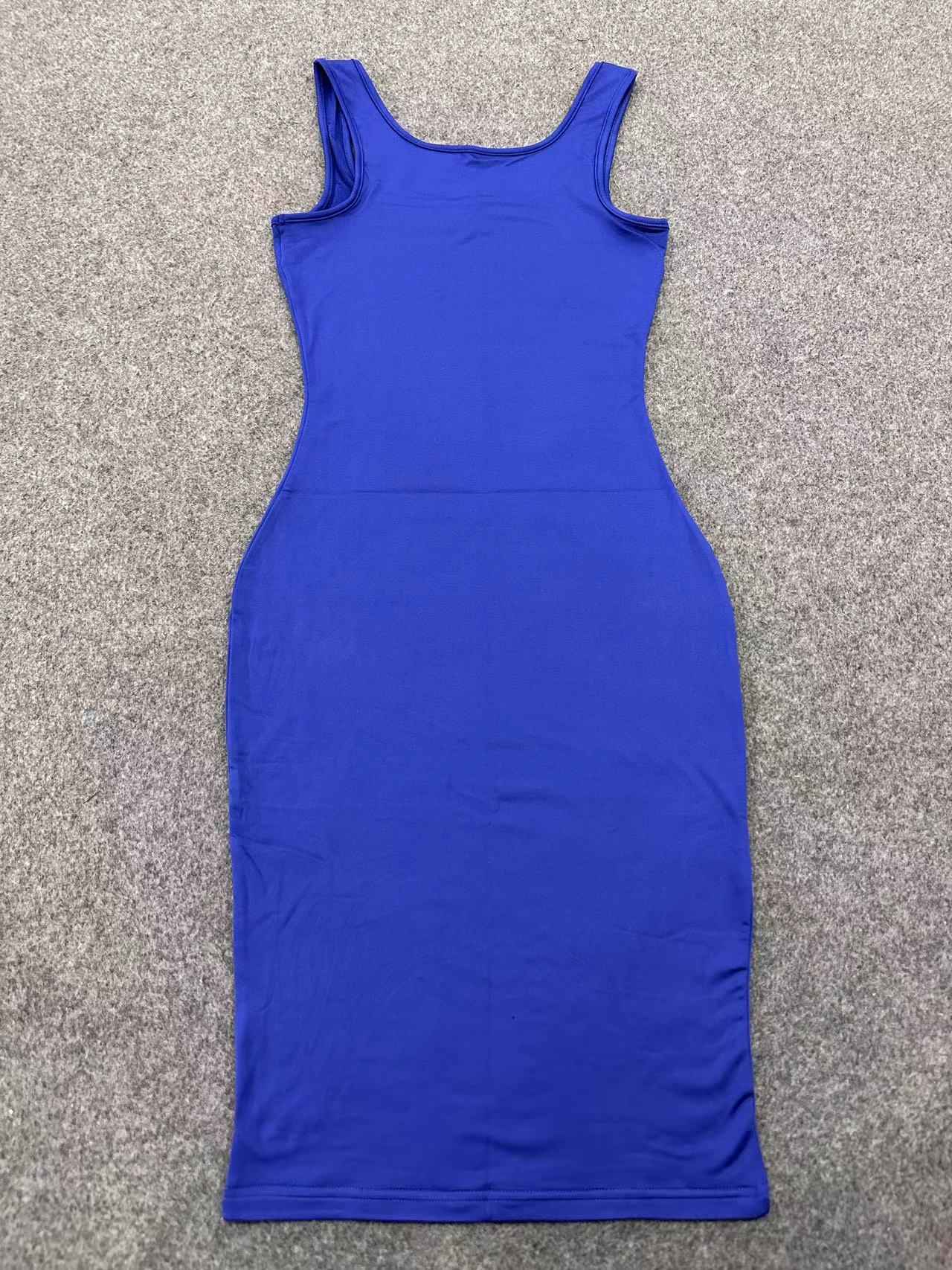 AliExpress Summer Sexy Tank Top Dress European and American Plus Size Women's Sl