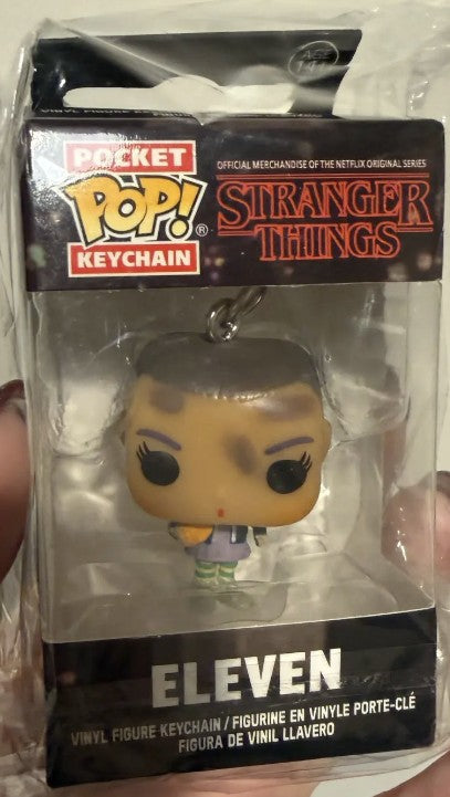 13 styles Newest FUNKO POP Pocket keychains Demogorgon Dustin Eleven Freddy Steve Robin Barb Action Figures Toys