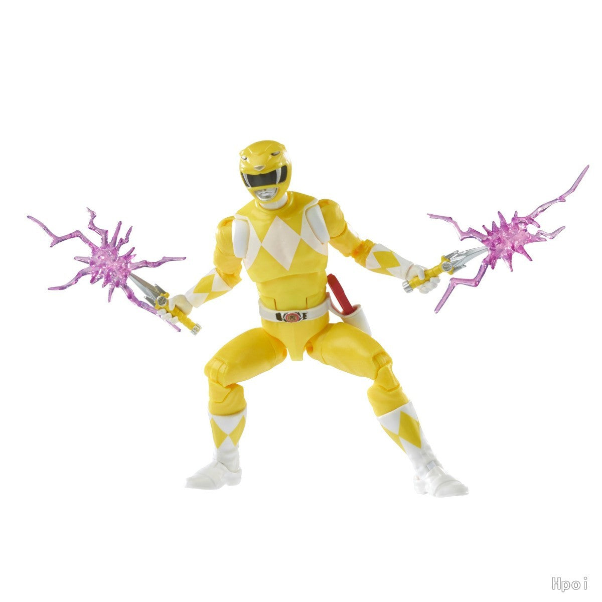 ?Promoção imperdível? Hasbro Power Rangers Lightning Collection Original Mighty Morphin Yellow & Red Ranger Pacote com 2 “Swap” Figura de Anime Presente
