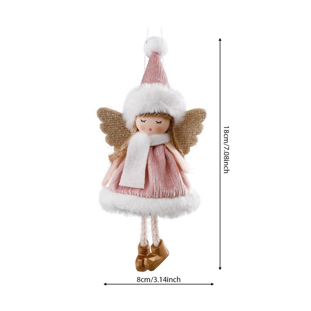 2024 New Year Gift Cute Christmas Angel Doll Xmas Tree Ornament Noel Deco Christmas Decoration for Home Natal Navidad 2023 Decor