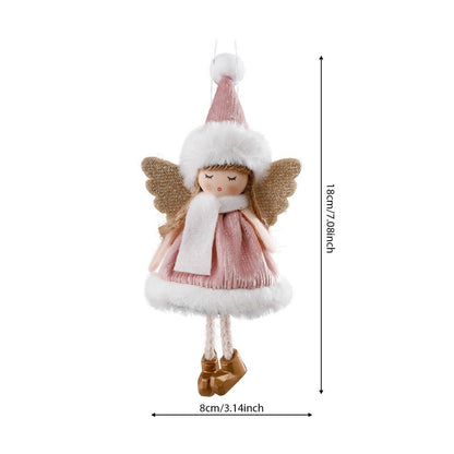 2024 New Year Gift Cute Christmas Angel Doll Xmas Tree Ornament Noel Deco Christmas Decoration for Home Natal Navidad 2023 Decor