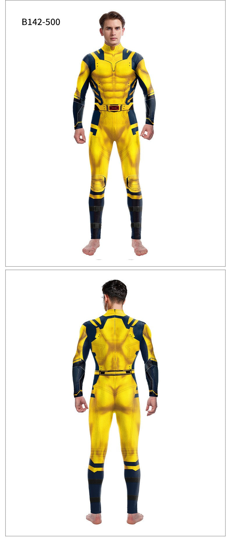 super-héros hommes film Deadpool Wolverine Cosplay Costumes Hallloween combinaison Performance fête Zentai body
