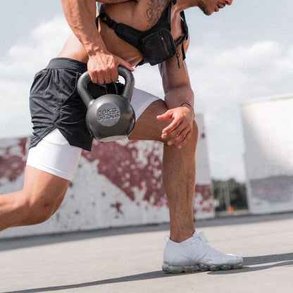 Men Shorts 2 In 1 Double-deck Quick Dry GYM Sport Shorts Fitness Jogging Workout Men Sports Short Pants