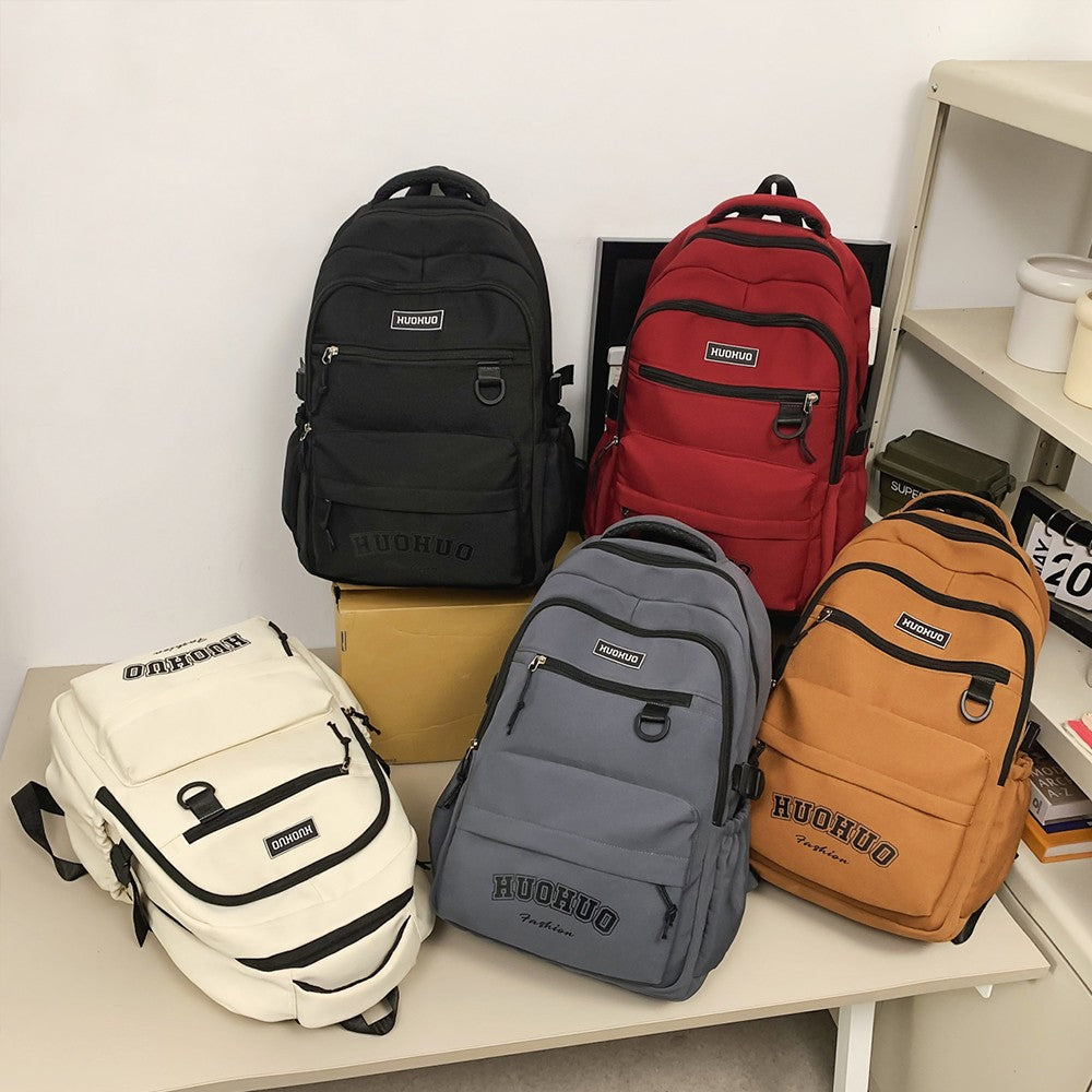 Outdoor Travel Light Weight Reduction Personality Niche Leisure Backpack Trend Backpack for Men and Women Large Capacity Compute